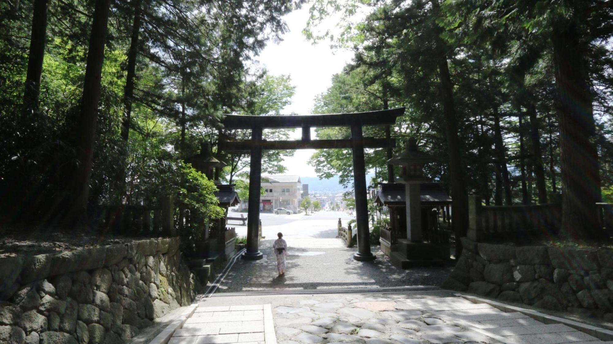 Baigetsu Ryokan Shimosuwa Exteriör bild